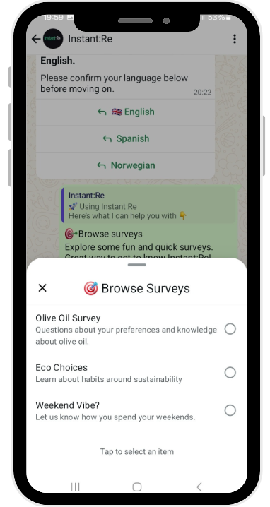 WhatsApp Screenshot Placeholder